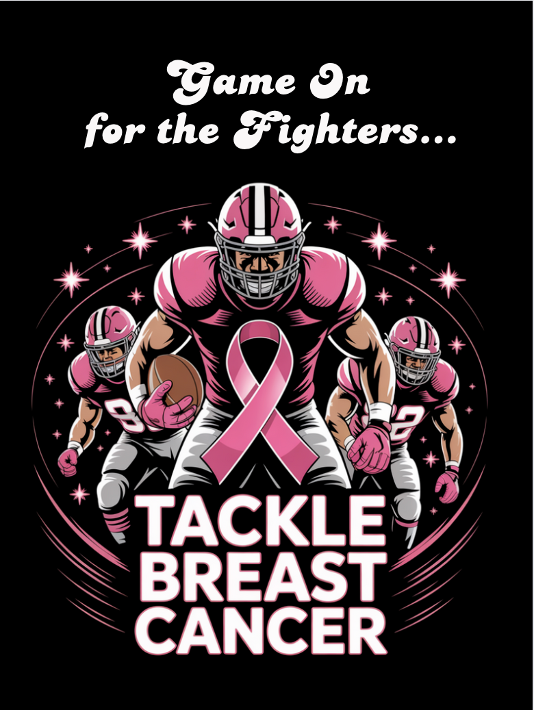 Game On for the Fighters – Breast Cancer Awareness (Blanket)