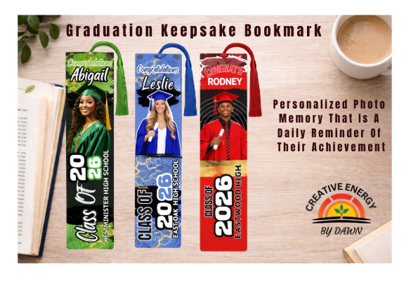 ✨ Keepsake Bookmark – Personalized Graduation Memory