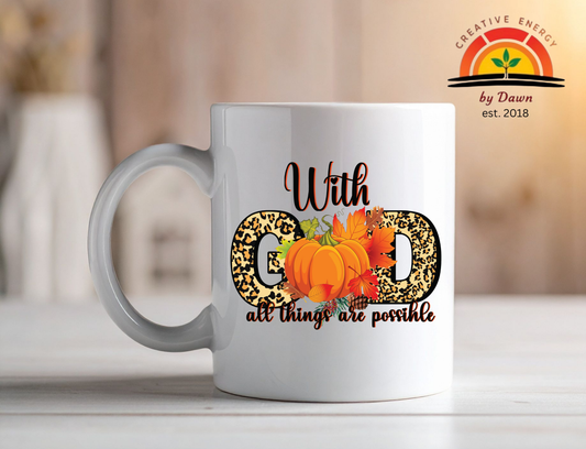 ✨ Start Your Morning with Faith — and a Little Fall Inspiration (mug)