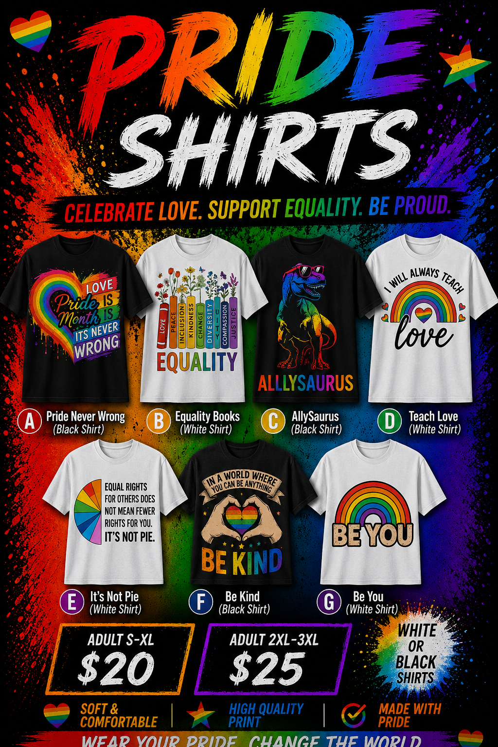 Pride Shirts Collection 🌈