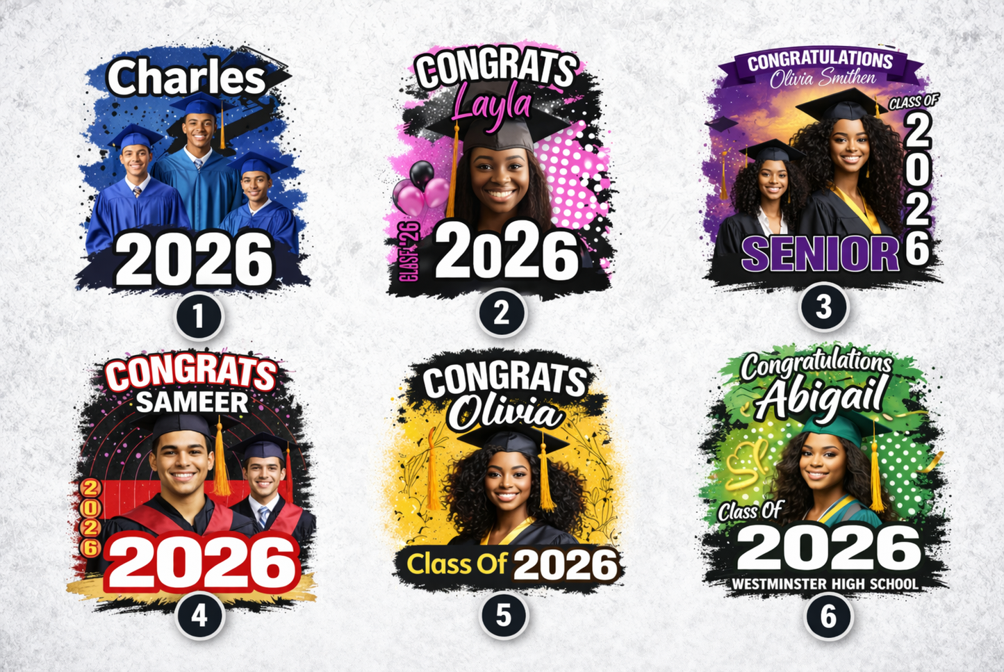 ✨ Keepsake Bookmark – Personalized Graduation Memory