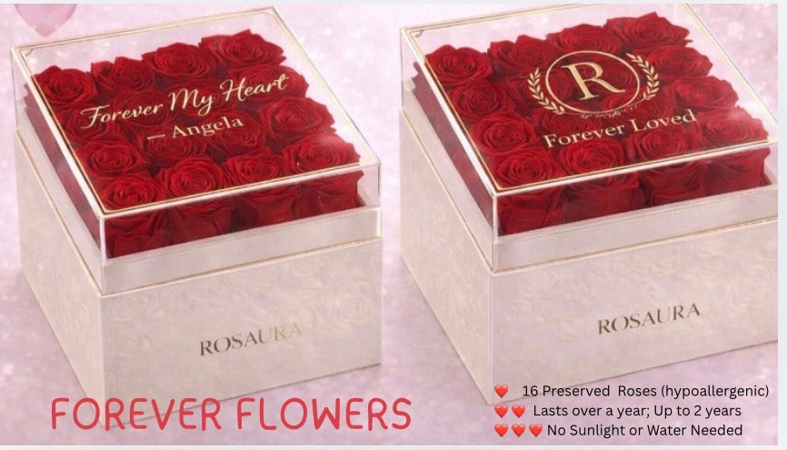 🌹Forever Flowers /Keepsake Box – A Lasting Way to Say “I Love You”