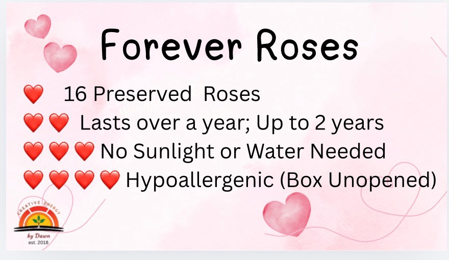 🌹Forever Flowers /Keepsake Box – A Lasting Way to Say “I Love You”