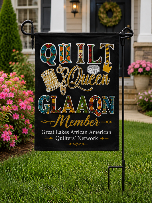 GLAAQN- Quilt Queen GLAAQN Member Garden Flag