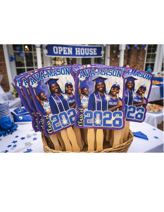 Custom Graduation Photo Fan