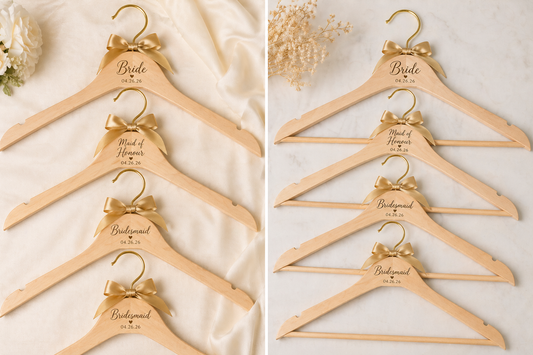 Customized Bridesmaid Keepsake Hanger 💒