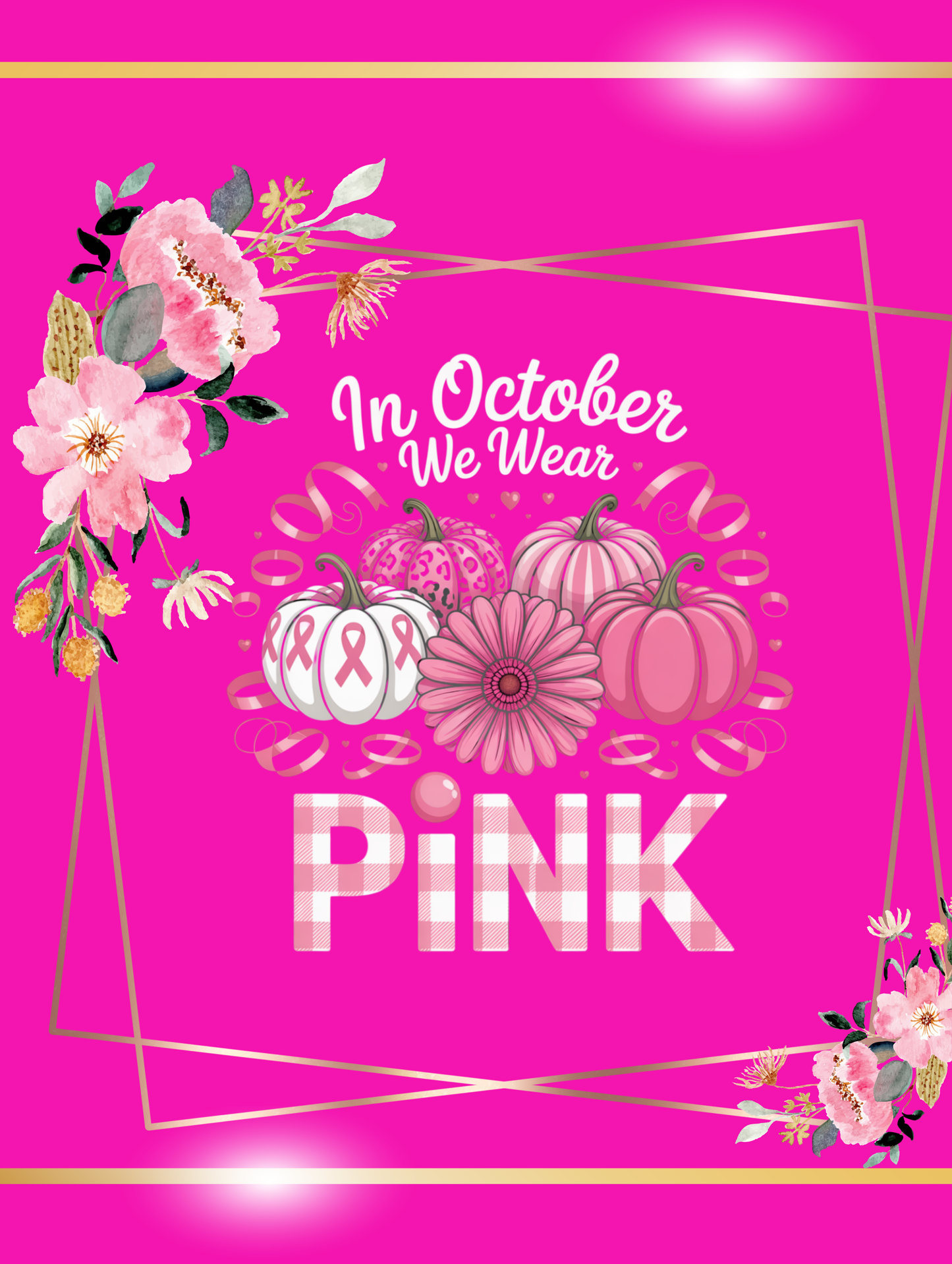 In October We Wear Pink (Blanket)