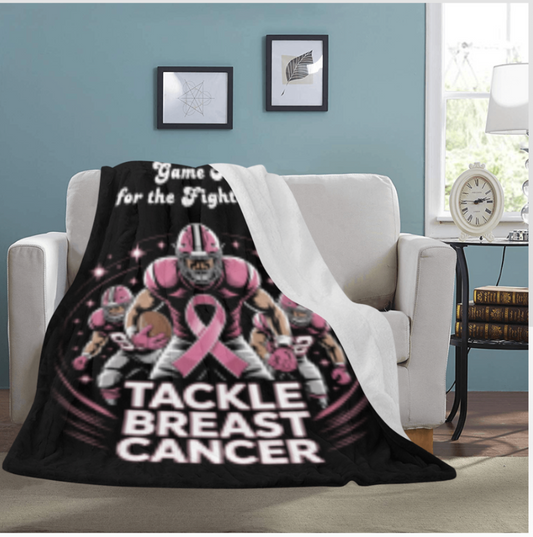 Game On for the Fighters – Breast Cancer Awareness (Blanket)